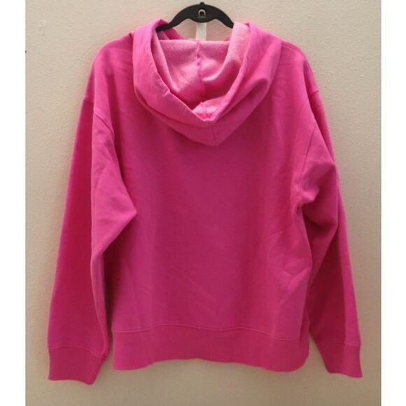 PINK x Victoria's Secret 11229322 WMN Sz L Pink Premium Fleece Oversized Hoodie - Picture 2 of 13